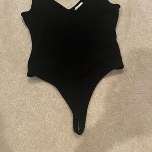 Leith Black Bodysuit